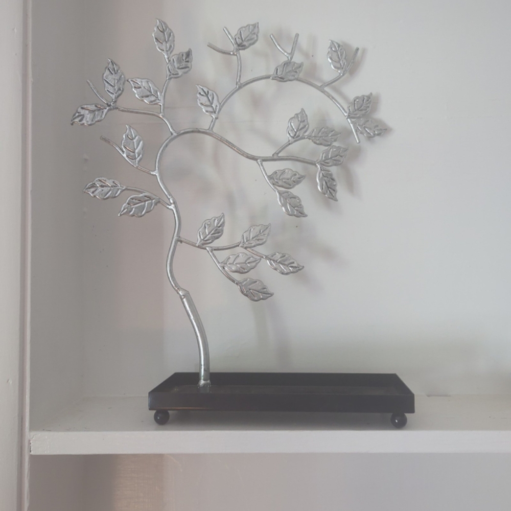 Silver Tree Jewelry And Earring Tree